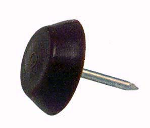 DESLIZADOR MUEBLE EN PLASTÚ 15 MM MARRON