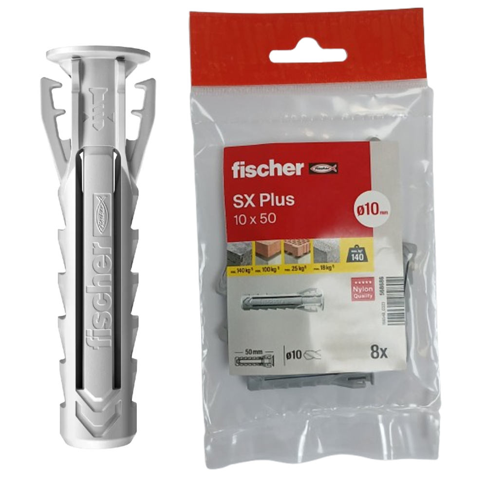 TACO NYLON FISCHER  SX-10X 50/ 8BP BOLSA 1