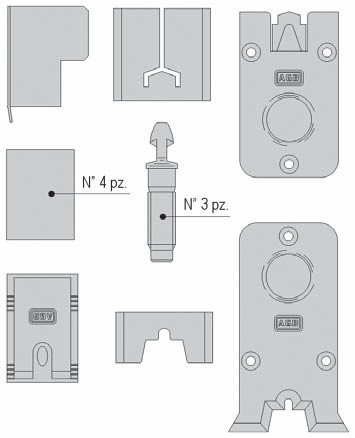 TAPA KIT UNIVERSAL GRIS RAIL ALTO AGB