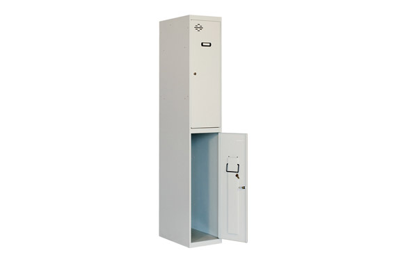 TAQUILLA METAL SIMONLOCKER PROF. MONTADA TANDEM 1 CUERPO 2 PUERTAS 180X30X50CM GRIS 90233W1230 1