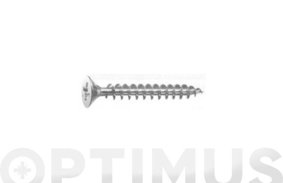 TIRAFONDO CABEZA PLANA POZ3,5 X 30 MM