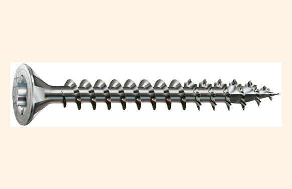Tornillo madera cabeza plana torx inox a2