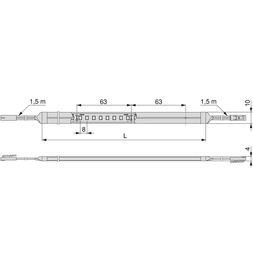 TIRA LED NEONLYNX 7.6W/M 1008MM  5162020 3