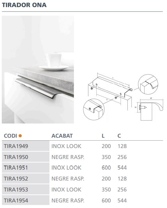 TIRADOR VIEFE ONA   0372544L30 NEGRO CEP 3