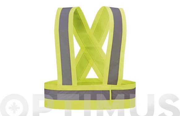Tirantes alta visibilidad amarillo