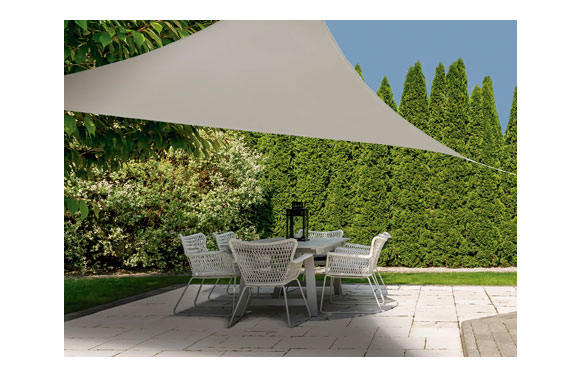 Toldo vela sombreo triangular poliester
