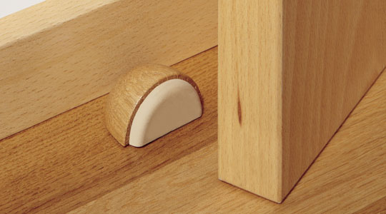 TOPE ADHESIVO CON TORNILLO (BL 1 U) ROBLE 1440-3+ 2