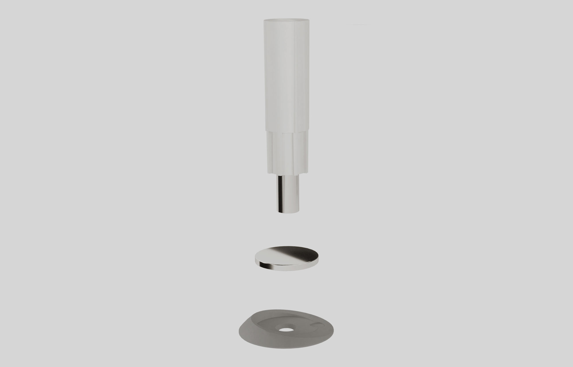 TOPE STOPPINO OPEN MAGNETIC GRIS  MOD.2 2