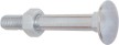 Tornillo din 603 4.6 cincado + tuerca