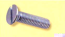 Tornillo din 963 cabeza plana cincado