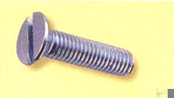 Tornillo din 963 cabeza plana cincado