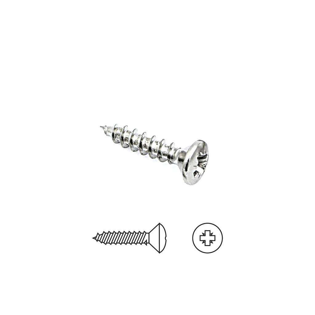 TORNILLO MADERA CABEZA GOT4 X 16 (20) CA 2