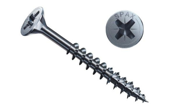 TIRAFONDO MADERA CP INOX A2 T15 3.5X40