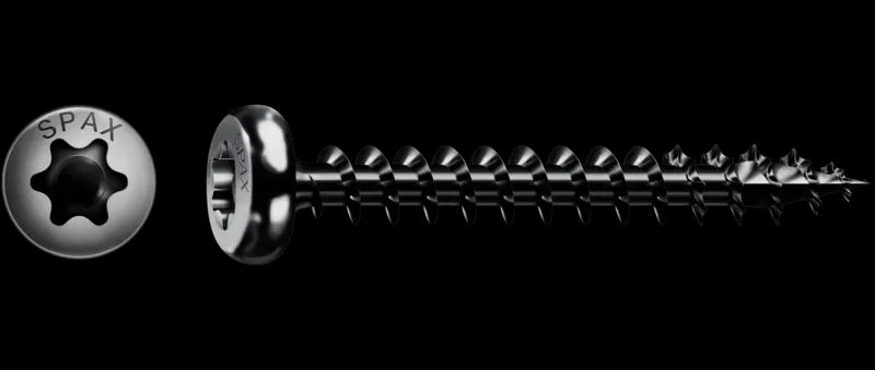 TORNILLO SPAX C/RE NEGRO 3,5X15 T15 200U