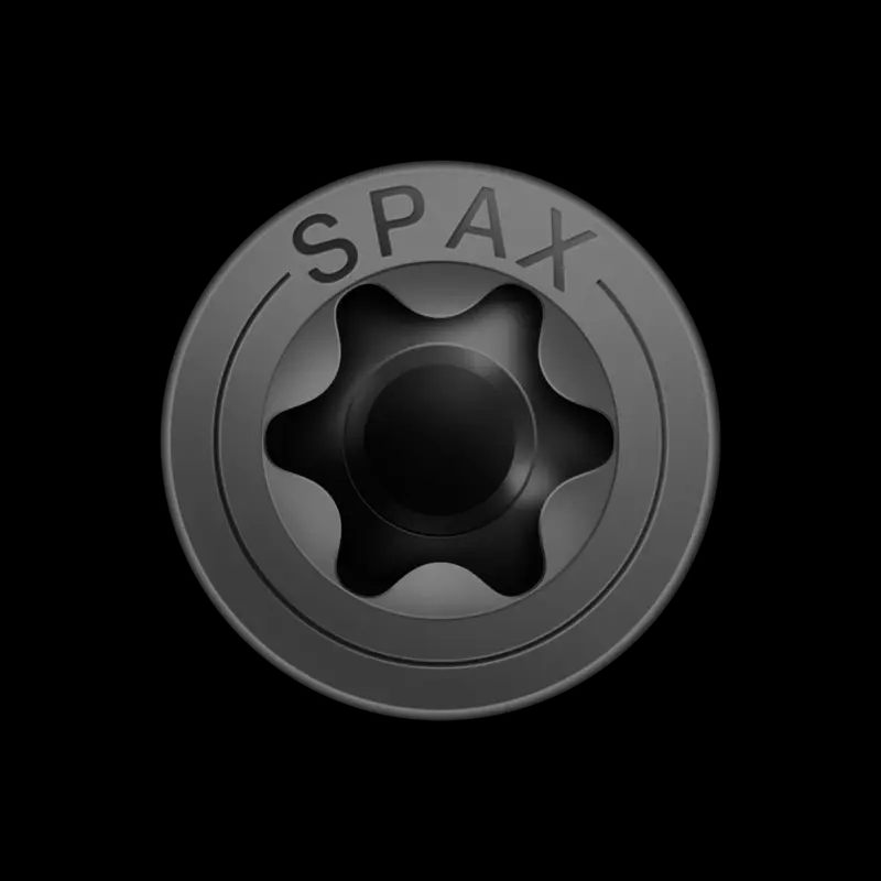 TORNILLO SPAX C/AV NEGRO 4,0X20 T20 200U 2