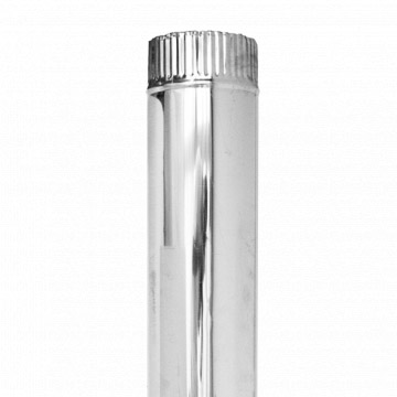 TUBO LISO ESTUFA INOX      150MM X 1MT 1