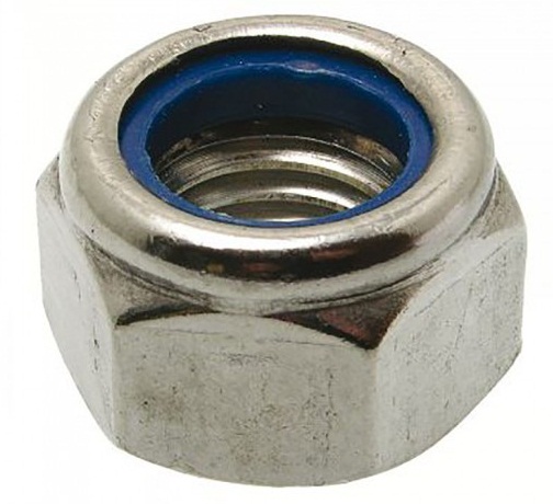 TUERCA AUTOBLOCANTE DIN 985 INOX A-2 M 6 1000 UDS 1234 1