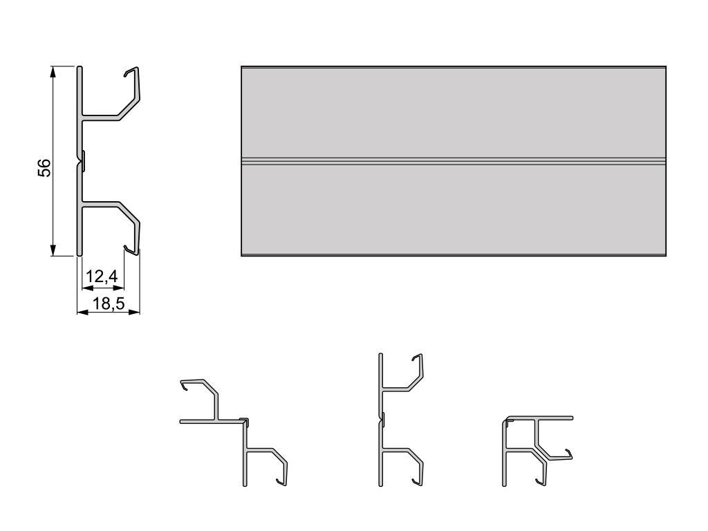 UNION RINCON FLEX.150MM PVC/ALUM.8910363 2