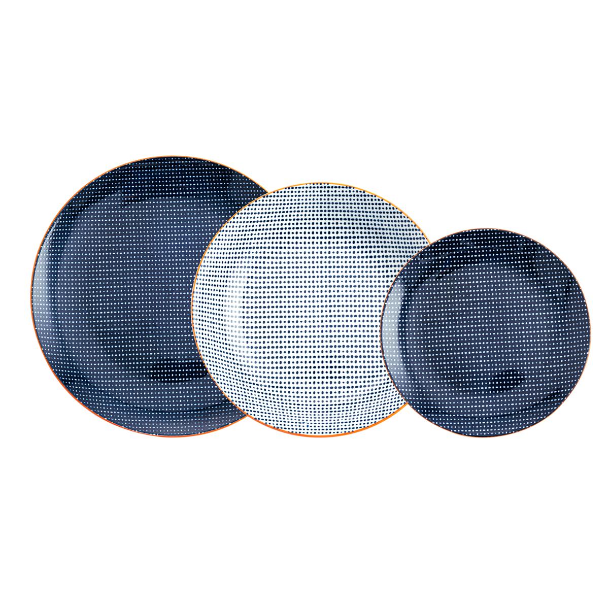 VAJILLA 18 PZAS PORCELANA BLUE MOON AZUL 8115035 1
