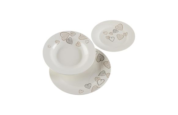 Vajilla porcelana 18 piezas
