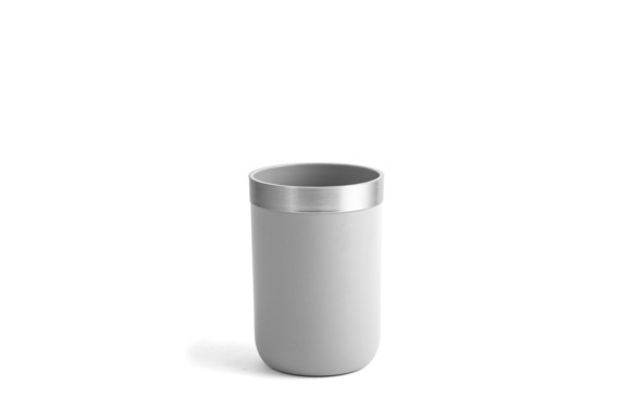 VASO PORTACEPILLO GRIS INOX GRIGIO 9814801 1