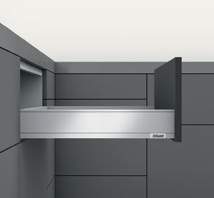 GUIA LEGRABOX (M) 90 mm GRIS ORION - BLUM 1